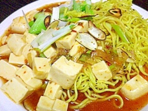 スープカレーならぬスープマーボｗ焼きそばと共に…